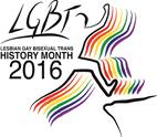 Logo for Lesbian, Gay, Bisexual and Transgender History Month 2016 